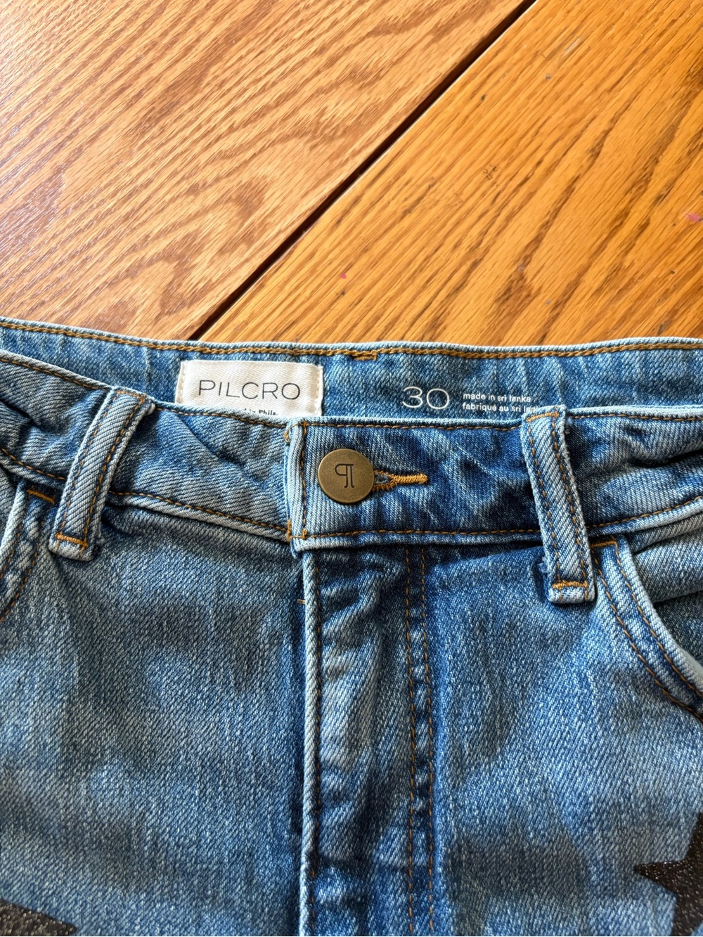 Austyn High-Rise Cuffed Wide-Leg Jeans by Pilcro size 30 - Picture 4 of 7